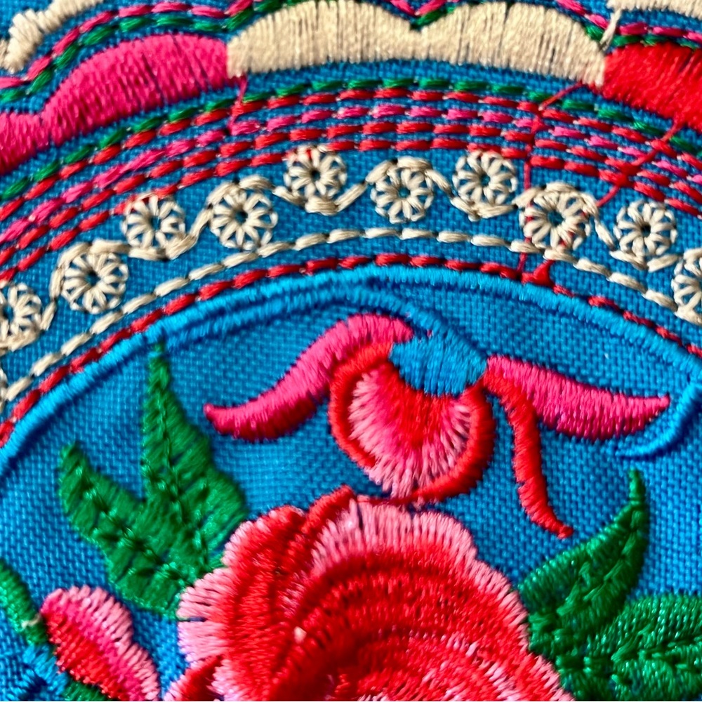NWT HMONG EMBROIDERED CLUTCH BAG